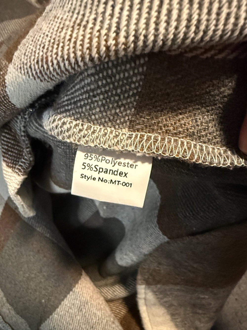 Skikyan plaid she met, NWT, M - Picture 11 of 13